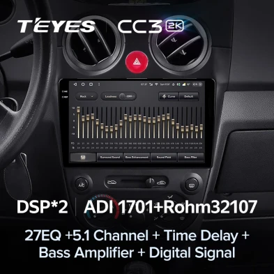 Штатная магнитола Teyes CC3 2K 4/32 Chevrolet Spark M200 (2005-2009)