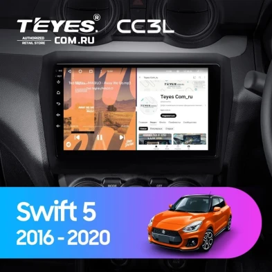 Штатная магнитола Teyes CC3L 4/32 Suzuki Swift 5 (2016-2020)