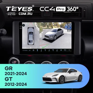 Штатная магнитола Teyes CC4 Pro 360 8/128 Toyota GR 86 ZN8 GT 86 ZN6 (2012-2021)