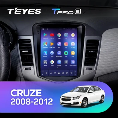 Штатная магнитола Tesla style Teyes TPRO 2 3/32 Chevrolet Cruze J300 (2008-2012)