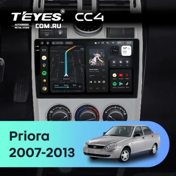 Штатная магнитола Teyes CC4 6/64 LADA Priora 1 (2007-2013) F2 (серебро)