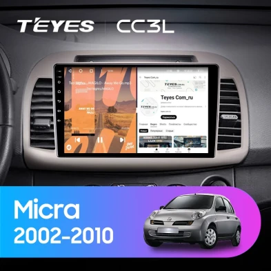 Штатная магнитола Teyes CC3L 4/32 Nissan Micra K12 (2002-2010)