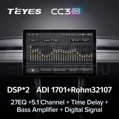 Штатная магнитола Teyes CC3 2K 6/128 Mercedes-Benz SLK-Class R171 (2004-2011) (11")