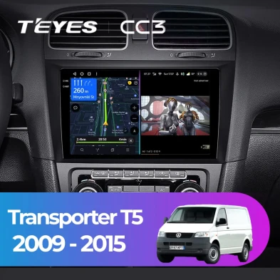 Штатная магнитола Teyes CC3 4/32 Volkswagen Transporter (T5) (2009-2015)