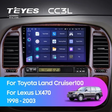 Штатная магнитола Teyes CC3L 4/32 Lexus LX470 (1998-2003) F1
