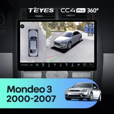 Штатная магнитола Teyes CC4 Pro 360 8/128 Ford Mondeo 3 (2000-2007) F2 (13")