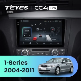 Штатная магнитола Teyes CC4 Pro 12/256 BMW 1 серия E88 E82 E81 E87 (2004-2011) F1