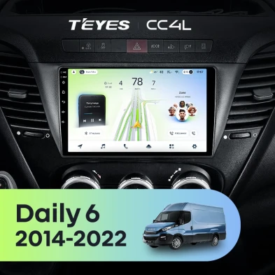 Штатная магнитола Teyes CC4L 6/64 Iveco Daily 6 (2014-2022)