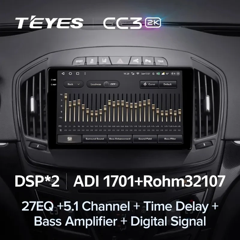 Штатная магнитола Teyes CC3 2K 6/128 Buick Regal (2013-2017) Тип-B