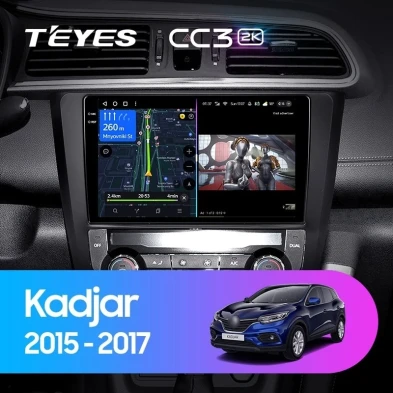 Штатная магнитола Teyes CC3 2K 4/32 Renault Kadjar (2015-2017)