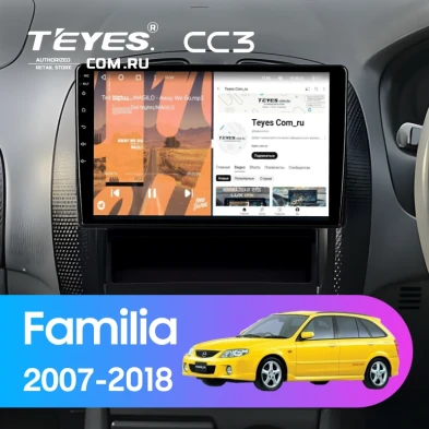 Штатная магнитола Teyes CC3 4/32 Mazda Familia (2007-2018) Правый руль